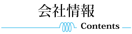 テキスト：会社情報